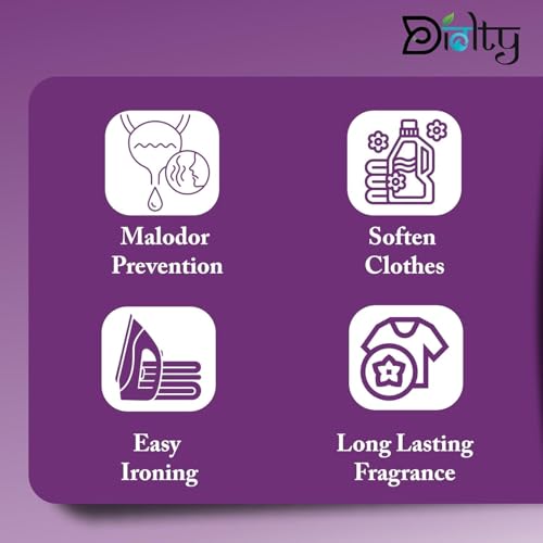 Image of Diolty Fabric Conditioner 5L - Lavender | Premium Softness, Long-Lasting Freshness | Hand & Machine Wash | Family-Sized Reusable Can, Made in India