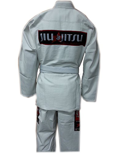 Woldorf Usa Bjj Kimono Jiu Jitsu Uniform For Competition Martial Arts, Fighting Uniform, Training Uniforms, Pre-Shrunk, Light Weight Uniforms Soft Fabric White #TOP3