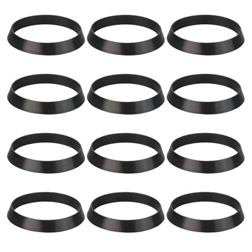 12 Pcs 1-1/2\" Seal Ring Rubber Washer, 38MM Waste Pipe Seal Ring, Cone Seal Ring TPR Rubber Gasket with Thin Top and Thick Bottom, Washers Plumbing for 1 1/2 Inch Drain Pipe Sink Drains