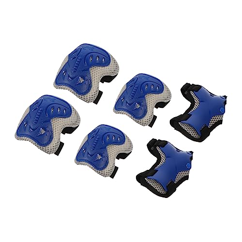 NAMOARLY 2-in-1 Boys and Girls Protective Gear Set Skating Knee Pads Elbow Pads Wrist Guards Shockproof Comfortable for Outdoor Sports