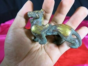 Amazon.co.jp: 鍍金有翼獣漢時代遺跡発掘品中国金工 303