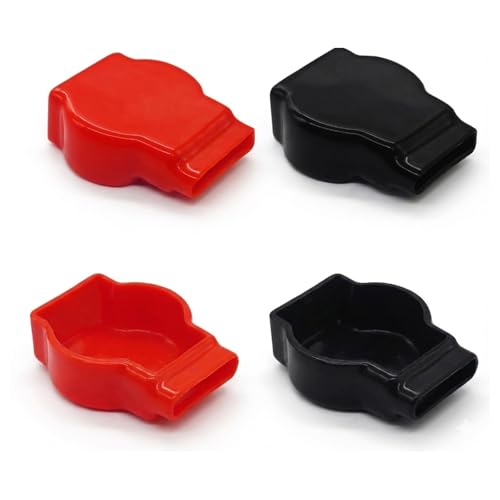 Battery Terminal Covers 4 Pack (2 Red 2 Black), Flexible