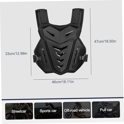 Armadura de moto que absorbe golpes con protector ajustable 5