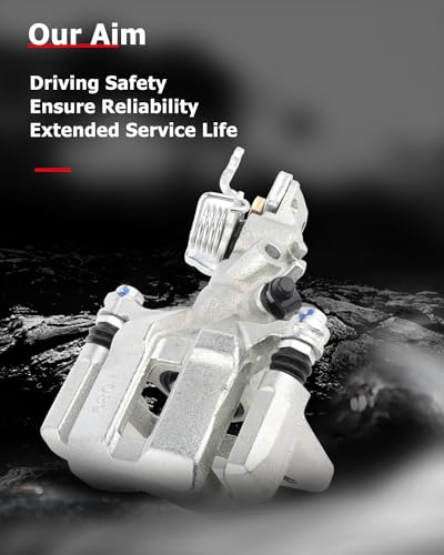 Image of cciyu 19-B2068 Rear Right Brake Caliper With Bracket For Acura For TSX 2004-2008,For Honda For Accord 1998-2007