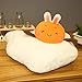 YMQKX 30-60CM Beaux Oeufs en Peluche Jouets Kawaii Oeuf en Peluche en Peluche poupée Jouet pour Enfants Filles Dormir lit Oreiller réaliste Oeufs frits Jouets