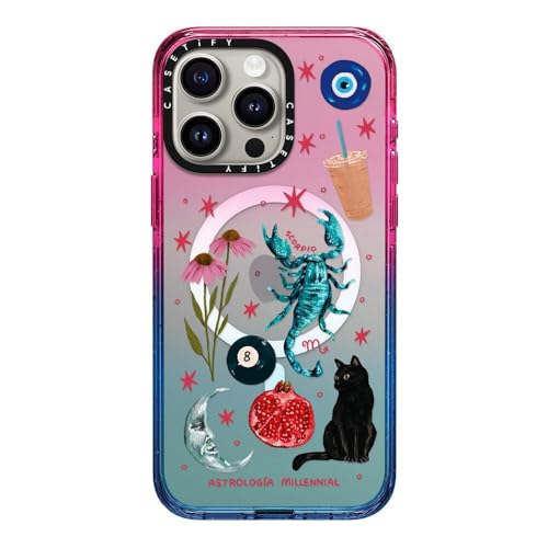 Coque iPhone 15 Pro Max CASETiFY Impact anti-chute Scorpion rose