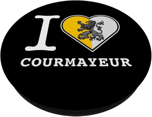 Miniatura 2 de Me encanta Courmayeur Courma Aosta Valle d'Aosta Italia Italia PopSockets Standard PopGrip