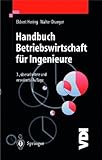  Handbuch Betriebswirtschaft für Ingenieure (VDI-Buch) von Ekbert Hering (30. Oktober 1998) Gebundene Ausgabe