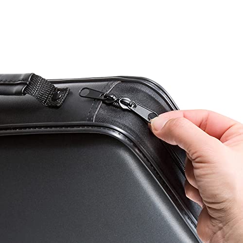 Sanwa 96 Capacity Cd Case, Large Cd Sleeves, Portable Dvd Vcd Storage Box, Portable Zipper Bag, Eva Protective Blu-Ray Wallet With Handle, For Car, Home, Office, Games Disc, Audio Music, Silver #TOP5