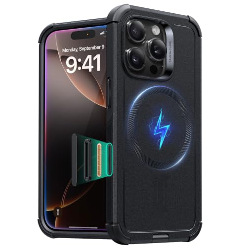 ESR Cyber Tough for iPhone 16 Pro Case, Black