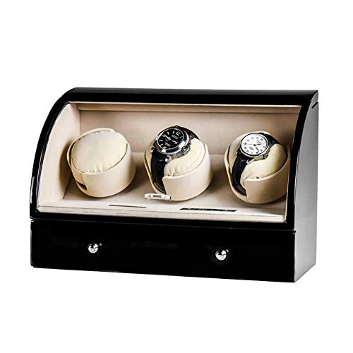 Caja para relojes automáticos mecánicos Swayer con plataforma de almacenamiento premium