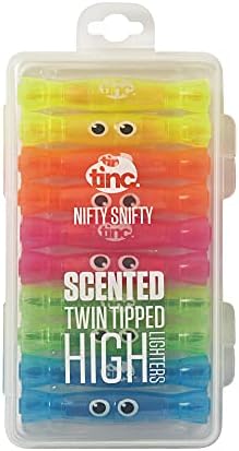 Tinc Notebook Gift Set for School or Home | Soft Notebook, Highlighters, Sharpener, Multi-Click Pen | Stationery Starter Kit