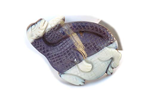 Opale de Boulder cabochon 34Ct, pierre fine dinosaure 35x27mm pour création de bijoux uniques