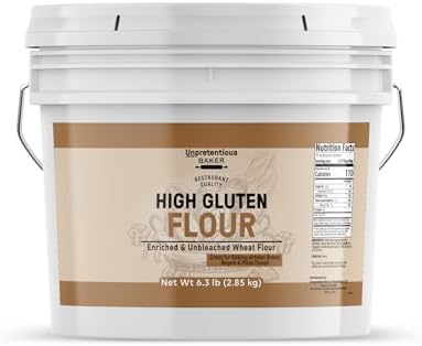 Unpretentious, High Gluten Flour, 6.3 Lb