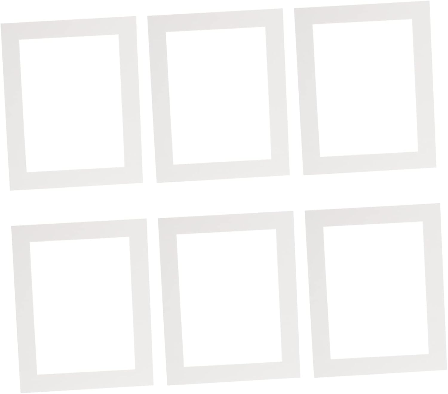 30 Pack Photo Frame Mats Pre-cut Picture Mat Backing Board White for Photos