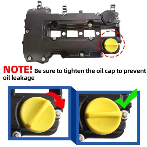 image for MITZONE Engine Valve Cover kit w/Gaskets & Bolts Compatible with 2011-