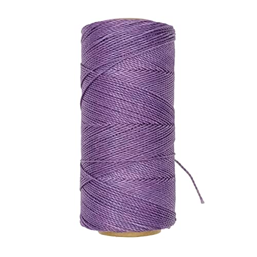 Linhasita Waxed Thread 100 g / 170 m Polyester 1 mm Thick Macrame, 30 Colours lilac - Image 3