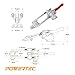 POWERTEC 1PK Toggle Clamp, 1980 lbs Holding Capacity, 40344 Adjustable 90 Degree Vertical U Bolt Latch w/Antislip Hand Grip for Woodworking Jigs & Fixtures, Smoker, Tire Carrier, Tool Box (20324)