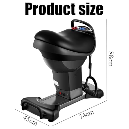 Image of Electric Horse Riding Simulator, 20 Adjustable Speeds, One-Touch LCD Display, Fitness Equipment for Toning Waist, Legs, Hips - Ideal for Home Workouts