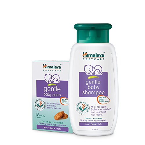 Image of Himalaya Baby Care Mini Bathing Kit (Gentle Baby Soap (75g * 3) and Shampoo 100ml)