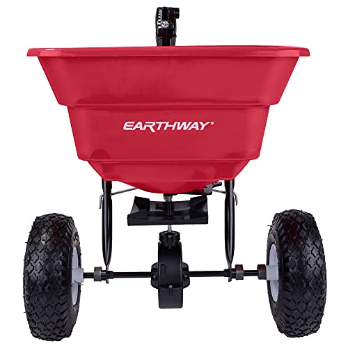 EarthWay Products 2050TP 80lb Towable Broadcast Spreader - Pull Behind Spreader, ATV Spreader for...