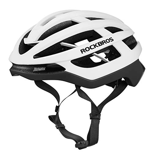 ROCKBROS Fahrradhelm Integrierter Fahrrad Helme Mountain Bike Rennrad Unisex Erwachsener für Herren Damen M (54-59cm)/L(58-63cm)