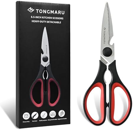 Kitchen Cooking Shears Heavy Duty Kitchen Scissor with, Detachabl...
