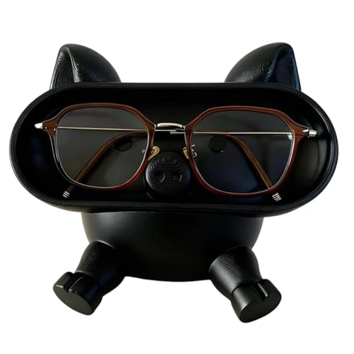 Présentoir à lunettes de bureau anti-rayures et support téléphone contre le désordre