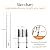 Telescoping Ladder Collapsible Extension 12.5FT Multi-Purpose for RV or Outdoor Work,Heavy Duty 330lbs Max Capacity(12.5FT)