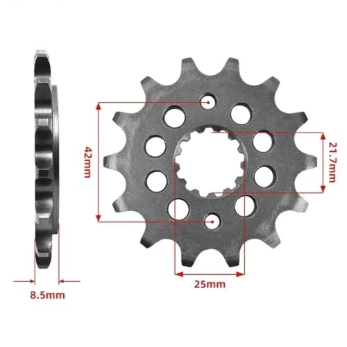 Pignon avant 520 haute résistance mécanique pour Kawasaki KLR 650