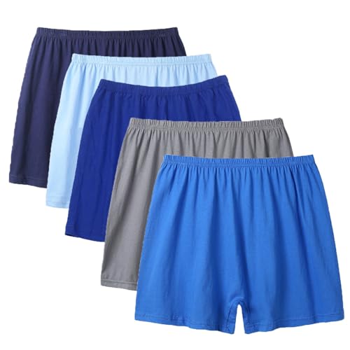Boxer coton homme lot de 5 caleçons amples et confortables pour quadragénaire