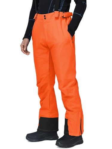 ALPHA INDUSTRIES スノボ・スキーウエア 黒×オレンジ ／L スキーウェア