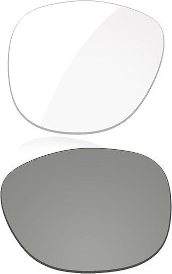 LenzReborn Polarized Lens Replacement for RayBan Meta Skyler RW4010 & RW4014 52mm AI Glasses, Transitional, Anti-Scratch, Easy to Install Eclipse Grey Photochromic