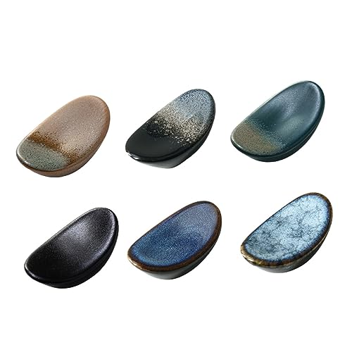 Cabilock 6Pcs Style Chopstick Rests Utensil Holders for Forks Spoons Elegant Home Decor for Dining Table Chic Tableware Accessories