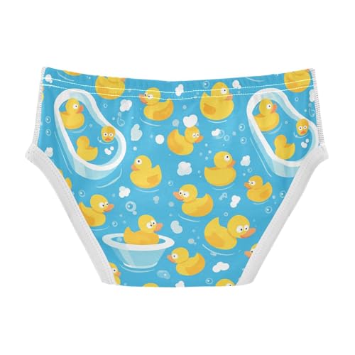 visesunny Boys Potty Training Underwear Funny Yellow Duck Bathing Breathe Cotton Briefs Size 2T-8Y for Toddler2