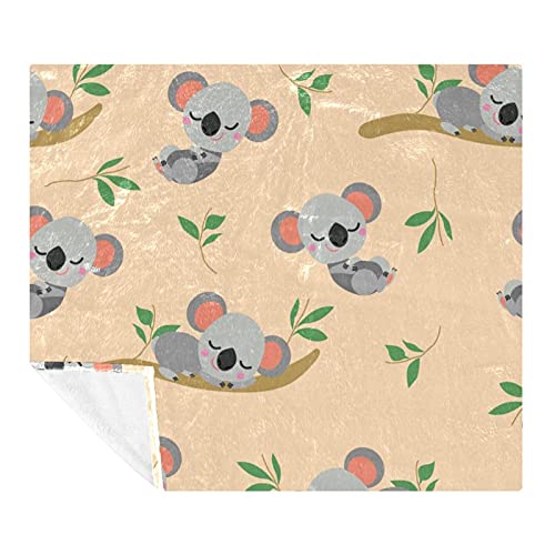 Couverture koala 150x200 cm plaid microfibre lit et canapé - 2