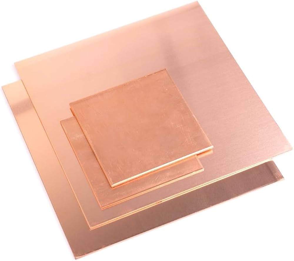 Lnanqing-koperen plaatmetaal 99,9% koperen plaat T2 koperen plaat puur koper Cu metaal 100 * 100 mm, 200 * 200 mm, 300 * 300 mm, puur en kwaliteit