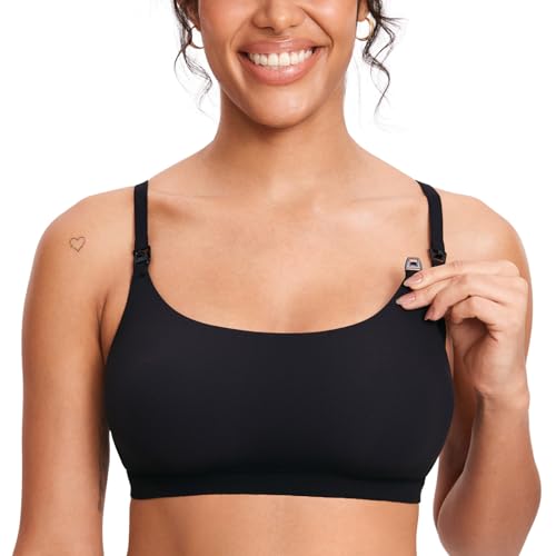 MOMANDA Inbarely Seamless Nursing Bras for Breastfeeding Soft Unlined Maternity Bralettes for Pregnancy and Postpartum