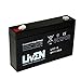 Batería AGM 6V 7Ah C-20 Sin Mantenimiento - Equipos Seguridad/Médicos/SAI/Comunicación/Emergencia | LIVEN LV7-6