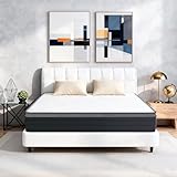 TECHTIC 10 Inch Queen Hybrid Mattress, Medium Feel with Pocket Springs & Memory Foam