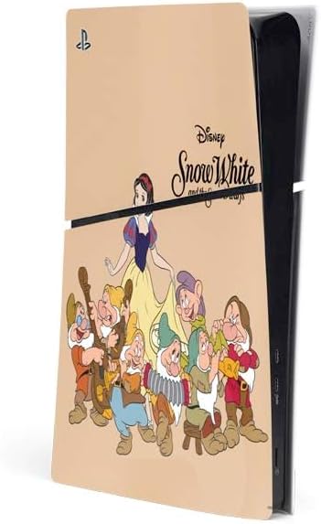 Skinit Decal Gaming Skin Compatible with PS5 Slim Digital Edition Console - Officially Licensed Disney Snow White Just One Bite Design