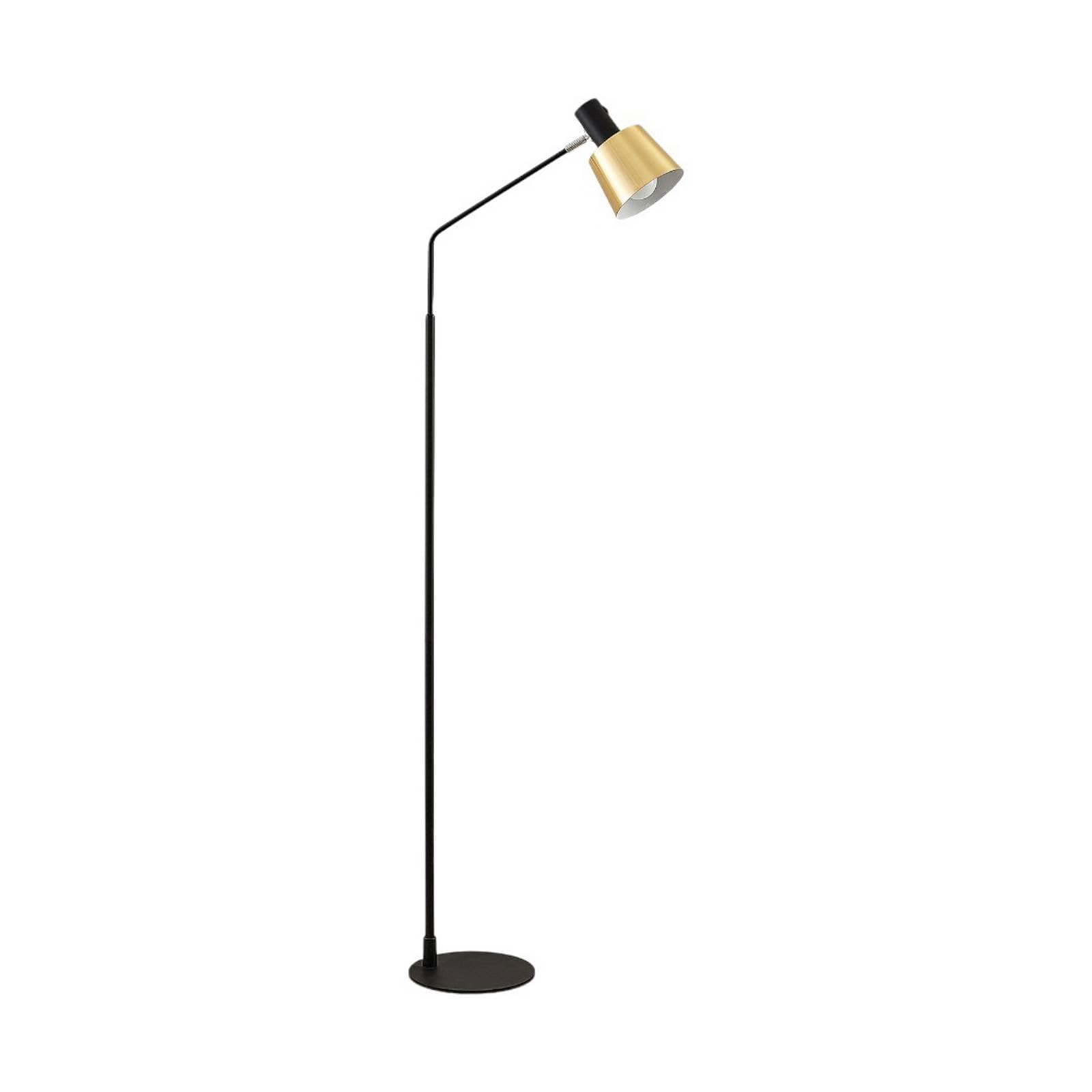 Lindby Stehlampe Vlada (Skandinavisch) in Schwarz aus Metall (1 flammig, E27) - Stehleuchte Standleuchte Floor Lamp Wohnzimmerlampe Wohnzimmerleuchte