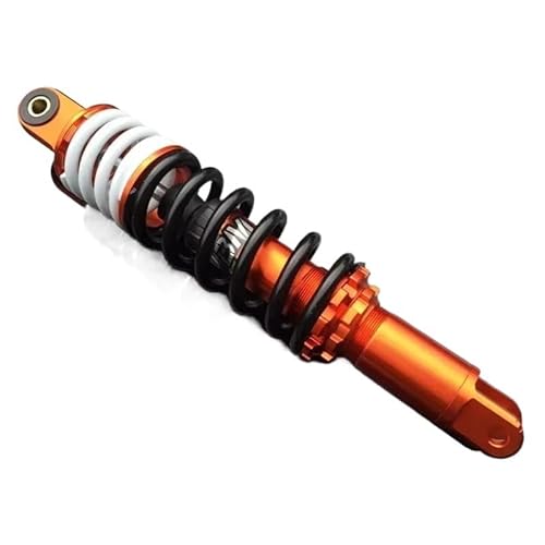 320mm オートバイショックアブソーバー リアサスペンション 油圧ダンピング Xマックス用 Nマックス用 エアロクス JOG ATV ダート ポケットバイク クワッド BWS バイク 用 油圧 リアショック(1pcs 280mm Orange)