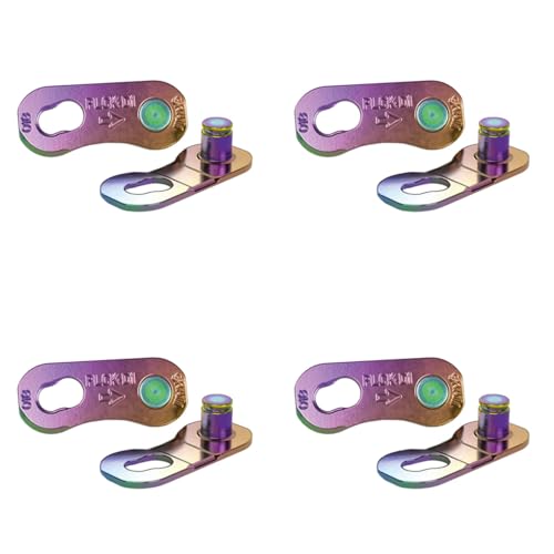 Sram Kettenverschlussglied Road Set/4St. PowerLock Flattop 12-Fach, Rainbow, D1