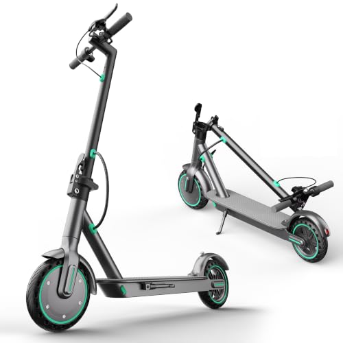 Image of 350W /500W Adult Electric Scooter, 8.5 inch /10 inch Solid Tires, 36V 7.8AH-15AH Battery, UP to 19-25MPH, 20-31 Miles Range, Foldable Lightweight E-Scooter, Dual Brakes, App Control, Max Load 265 LBS