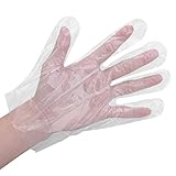 450Pcs Plastic Disposable Gloves, Premium Disposable Safety Transparent Gloves, for Kitchen Cooking, Outdoor Picnics Clean Food Gloves , One Size Fits Most