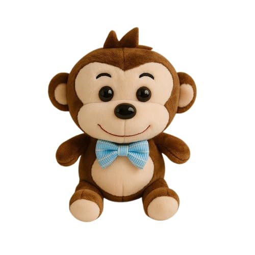 Image of SCOOBA Cute Monkey Soft Toys for Kids Babies 20cm Small (Bow Monkey Small)