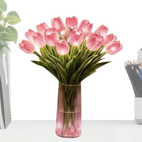 Genérico Lámpara de Mesa Flor,Decoración Floral Romántica,Lámpara de Escritorio Floral | para Decoración Hogar Casa Salón Dormitorio Interior Exterior Mesa Mesita de Noche Oficina Familia y Hombre y