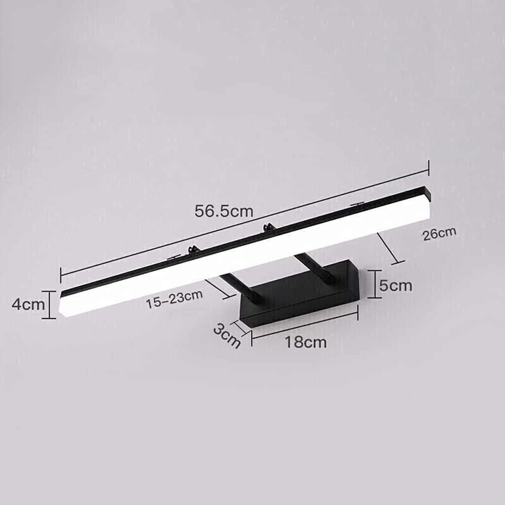Vanity Lightingbathroom Mirror Front Light Lámpara de Pared Led Moderna Tipo de Pared Lámpara de Pared Led 56.5Cm Luz de Baño Maquillaje Lightbath Lights