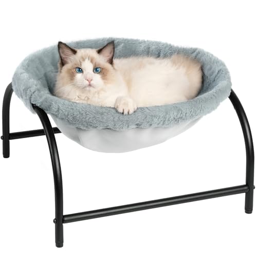 Cat Bed Dog Bed Pet Hammock Bed Kitty Sleeping Cat Supplies Pet Supplies Whole Wash Stable, Detachable, Breathable, Easy Assembly Indoors Outdoors, 16.9 in x 16.9 in x 9.5 in 16.9"L x 16.9"W
